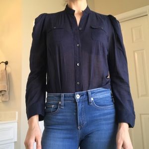 Diane von Furstenburg button down blouse